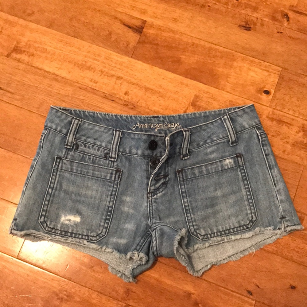 Denim shorts